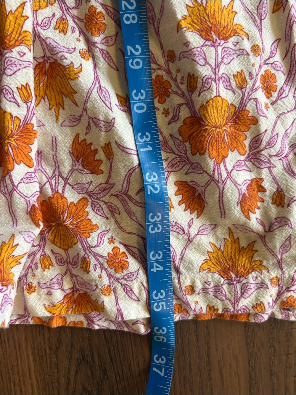 Universal Thread Boho Floral Mini Dress Size XL but fits like a L Puff Sleeve - Picture 8 of 8